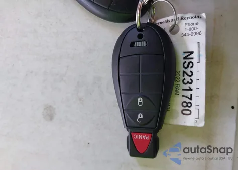 2022 Ram 1500 Classic Tradesman Quad Cab 4X2 6'4 Box z USA, uszkodzony, nr VIN 1C6RR6FG0NS231780